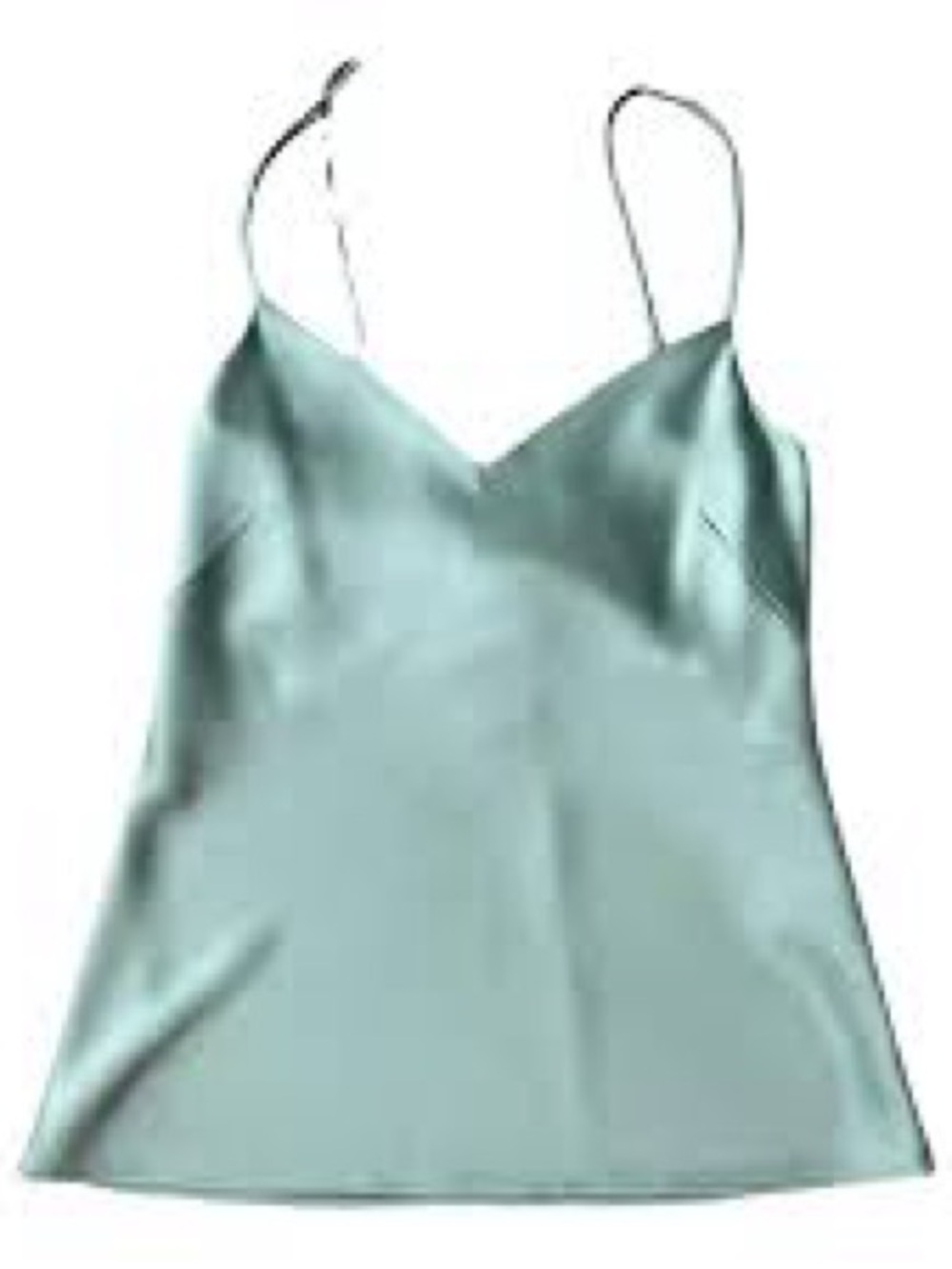 Silky Sage Green Spaghetti Strap Cami